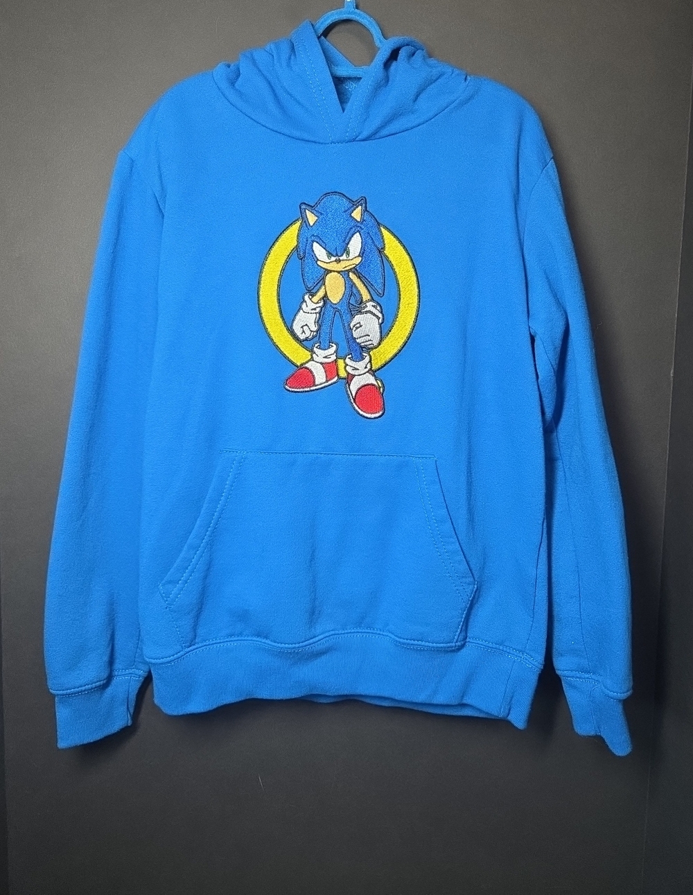 Blue Sonic Graphic Hoodie Sweatshirt - Boys